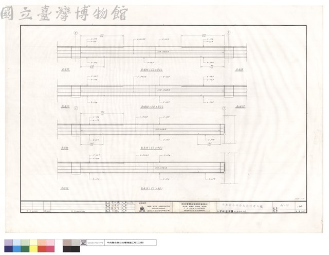 小梁配筋詳圖B1.B2,B38,B39藏品圖，第1張