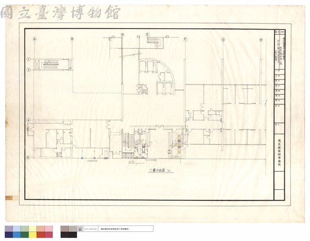 地下室、一樓、二樓變更設計、二層平面圖藏品圖，第1張