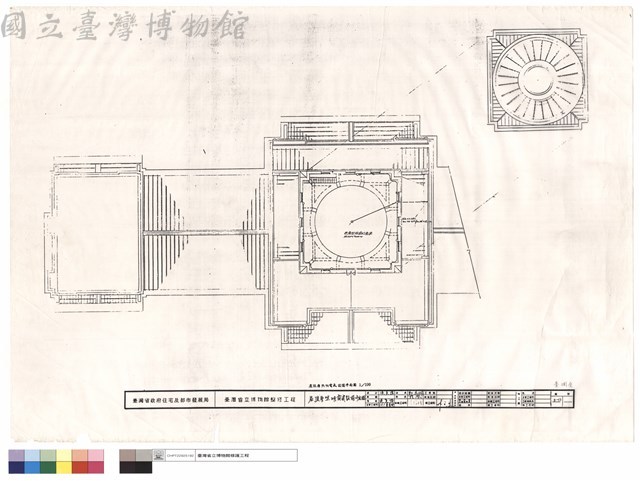 屋頂層照明電氣設備平面圖藏品圖，第1張