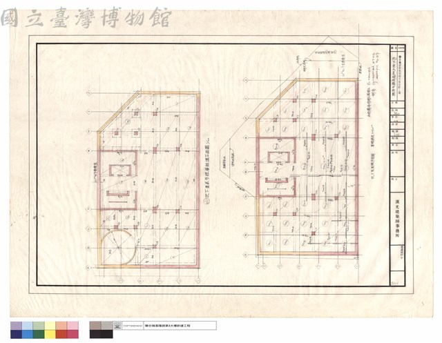 地下室及基礎結構平面圖藏品圖，第1張