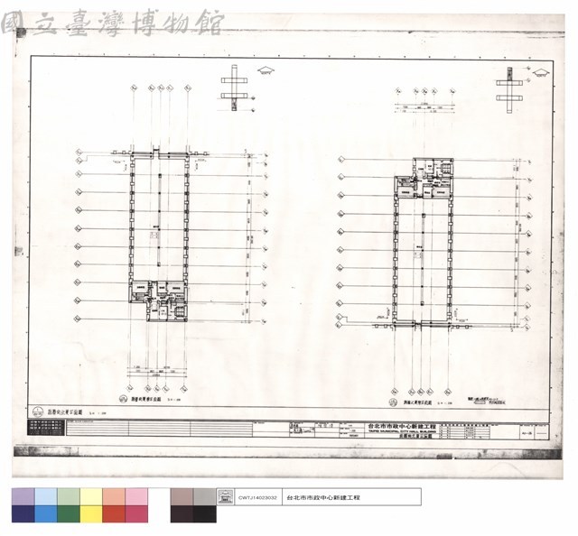 捌層南北翼平面圖藏品圖，第1張
