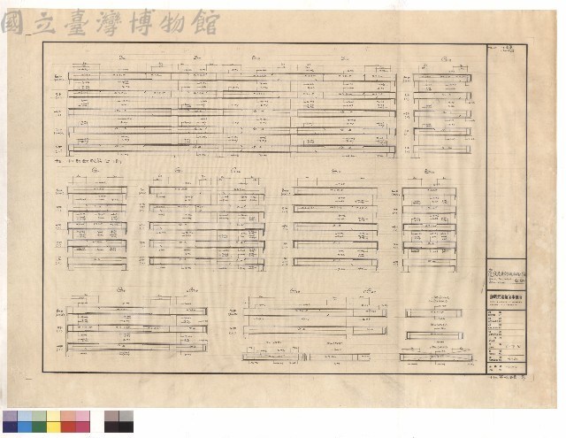 B16~B19,B31,B1~B5,bw,G19~G22,G27~G28配筋(乙)藏品圖，第1張