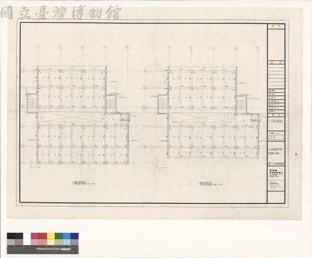 六,七樓結構平面圖藏品圖，第1張