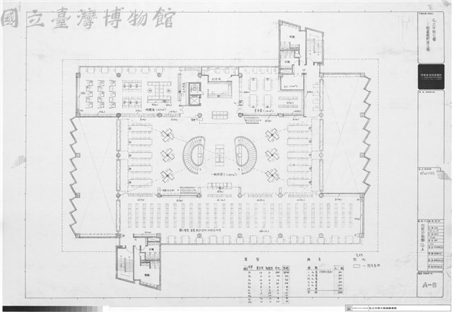 四樓平面圖傢俱藏品圖，第1張