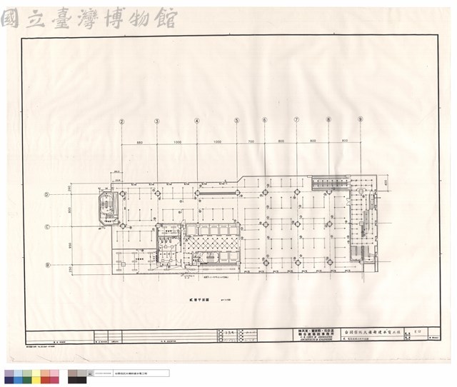 貳層電氣設備工程平面圖藏品圖，第1張