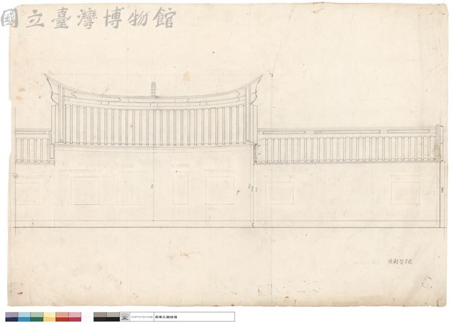 廂房(B)剖立面藏品圖，第1張