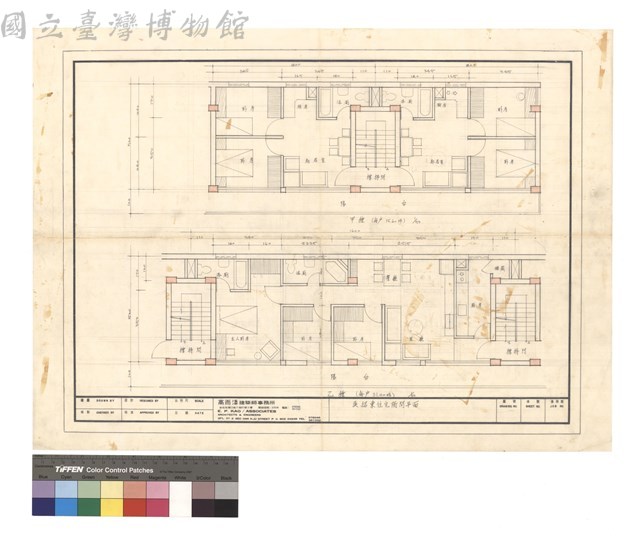吳紹東住宅隔間平面藏品圖，第1張