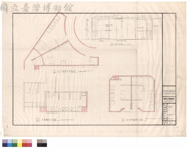 地下室、貳樓、拾肆樓、廁所平面圖藏品圖，第1張