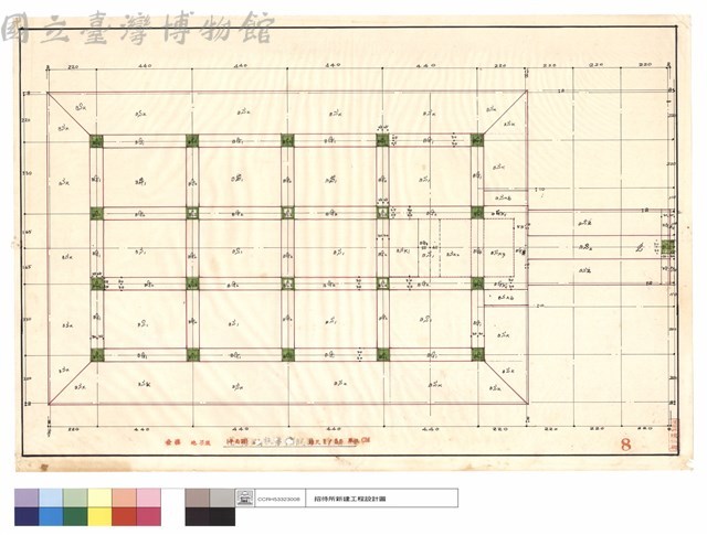 壹樓地梁版平面圖藏品圖，第1張