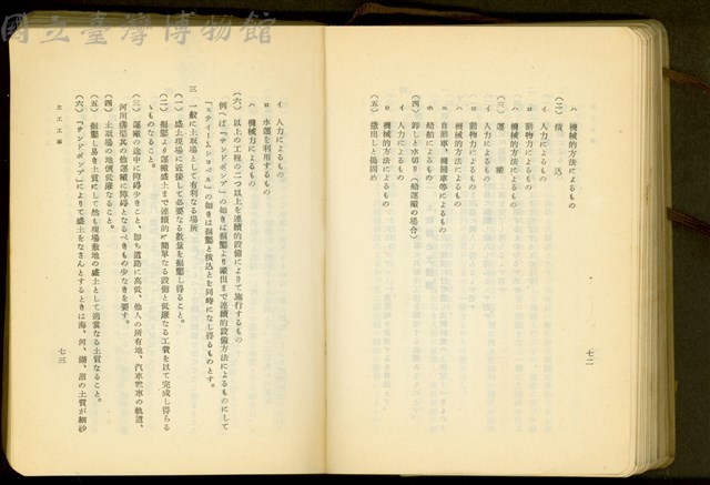 第二十一章土工工事(P72-73)藏品圖，第1張