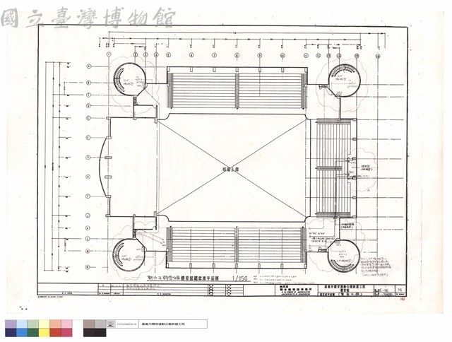 觀眾席平面圖(電氣工程)藏品圖，第1張