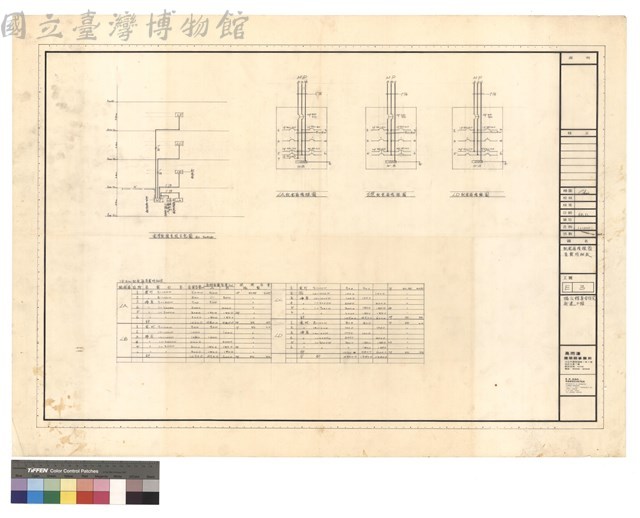 配電箱接線圖 負載明細表藏品圖，第1張