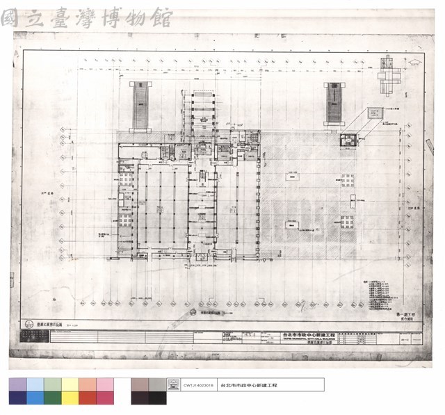 壹層北翼棟平面圖藏品圖，第1張