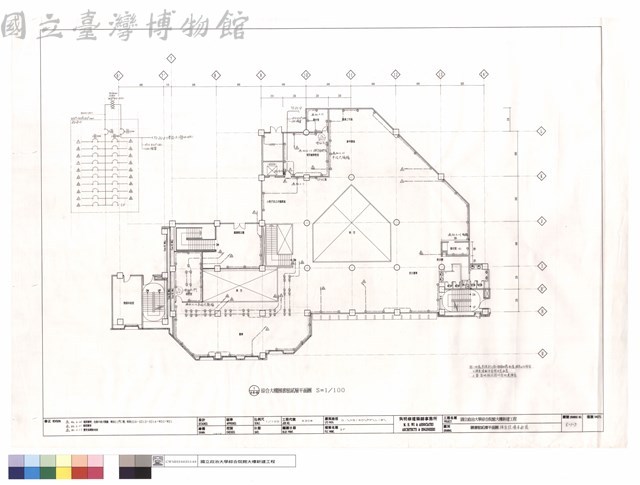 圖書館貳樓,插座設備平面圖藏品圖，第1張