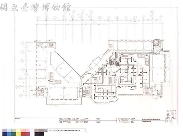 貳樓風管配置平面圖藏品圖，第1張