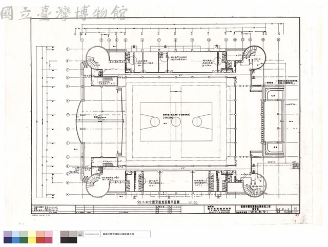 地面層平面圖(給水配管)藏品圖，第1張