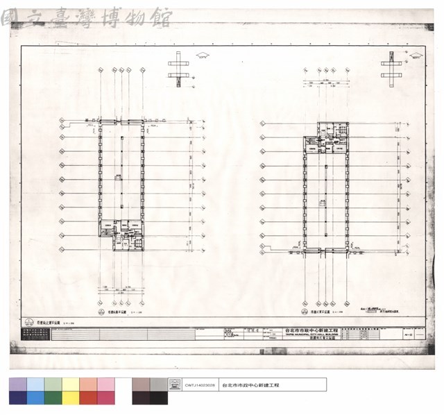 陸層南北翼平面圖藏品圖，第1張