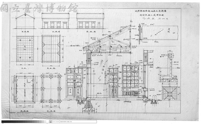 校舍增建工程設計圖藏品圖，第1張