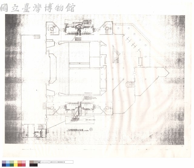 大會堂壹樓排水平面圖藏品圖，第1張