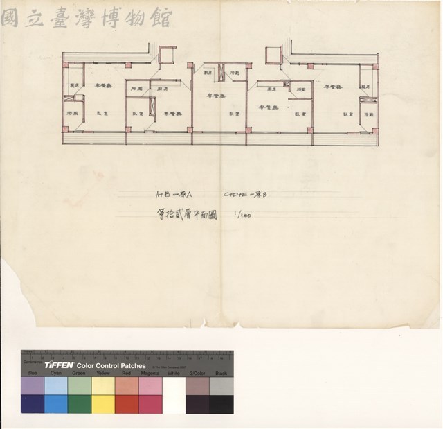 第拾貳層平面圖藏品圖，第1張