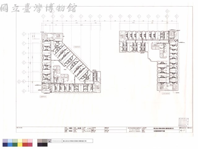 拾貳樓風管配置平面圖藏品圖，第1張