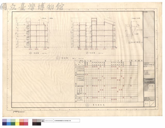 剖面圖,室內粉刷表藏品圖，第1張