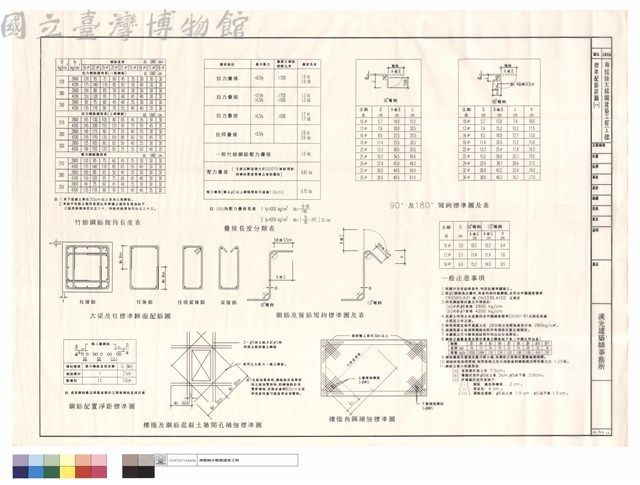 標準配筋詳圖(一)藏品圖，第1張