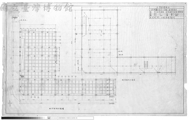 地下室樑版、地下室配電平面圖變更設計前藏品圖，第1張