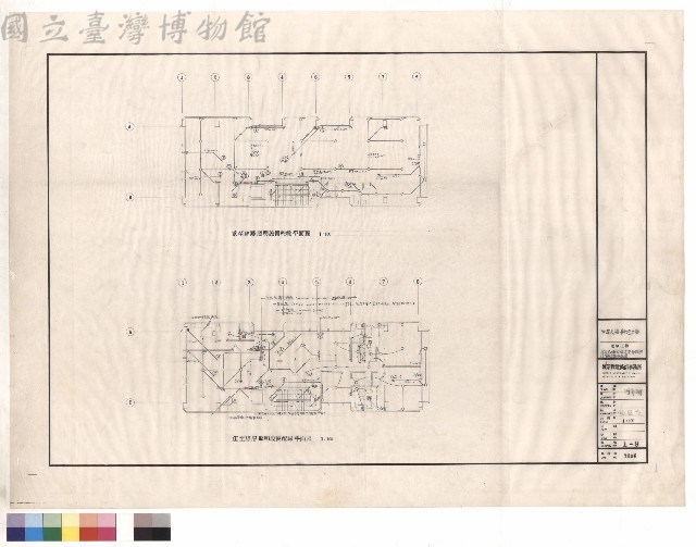 電氣工程/貳層及肆層照明設備配線平面圖藏品圖，第1張