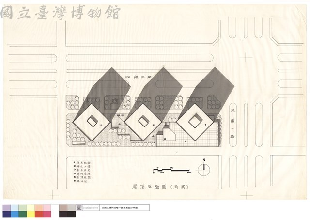 屋頂平面圖(丙案)藏品圖，第1張