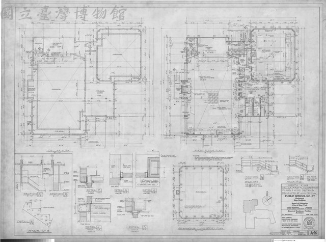 CELLAR FIRST FL. & CLERESTORY  PLANS &  MISC. DETAILS藏品圖，第1張