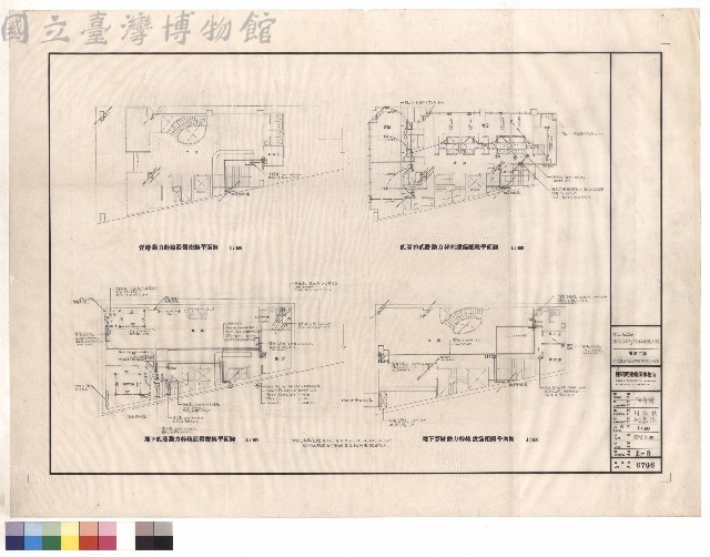 電氣工程/地下貳層至拾貳層動力幹線設備配線平面圖藏品圖，第1張