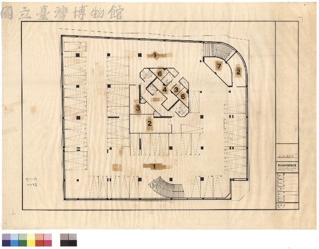 地下貮層平面圖藏品圖，第1張
