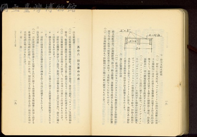 第二十五章「コンクリート」工事(P18-19)藏品圖，第1張