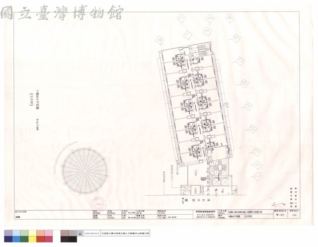 十樓給水平面圖(左半部)藏品圖，第1張