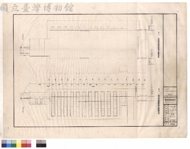 電氣工程/西向及南向避雷針設備配線立面圖藏品圖，第1張