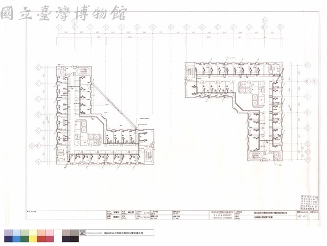 拾肆樓水管配置平面圖藏品圖，第1張