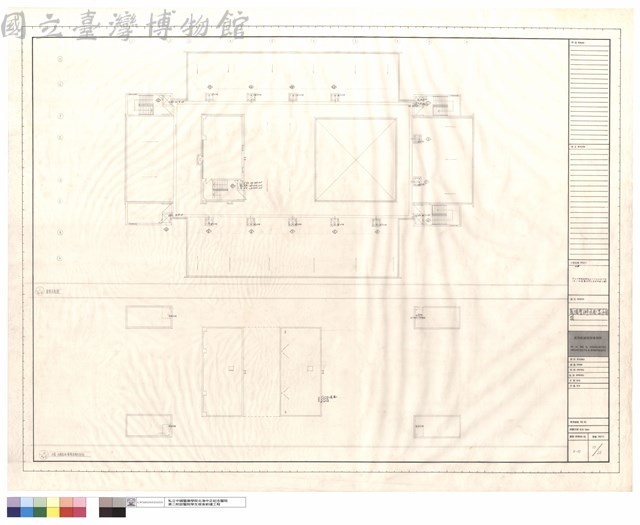 屋頂層排水配置平面圖藏品圖，第1張