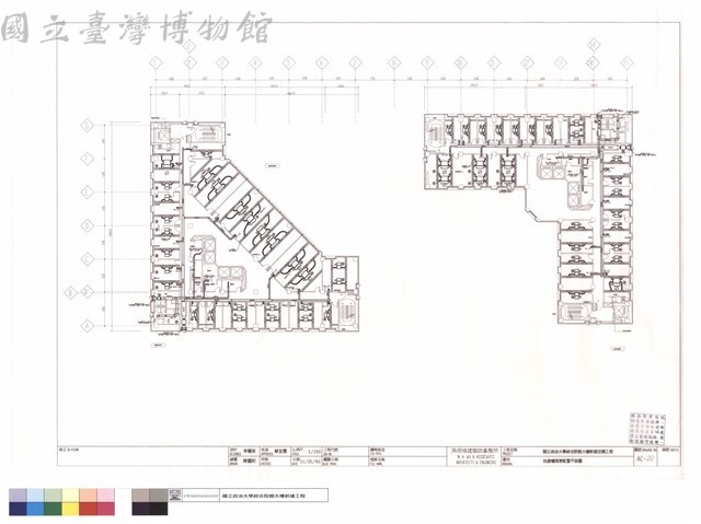 拾參樓風管配置平面圖藏品圖，第1張