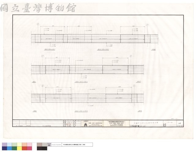 小梁配筋詳圖1B22~B25藏品圖，第1張