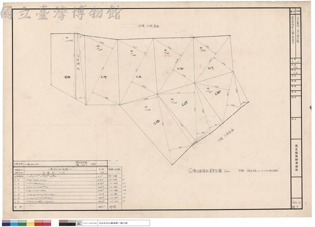 基地面積計算索引圖、計算表藏品圖，第1張