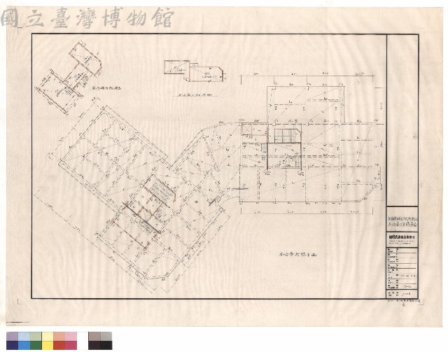 屋頂層結構平面藏品圖，第1張