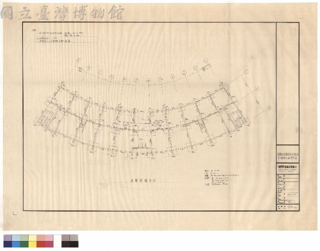 第一期看台 結構平面藏品圖，第1張