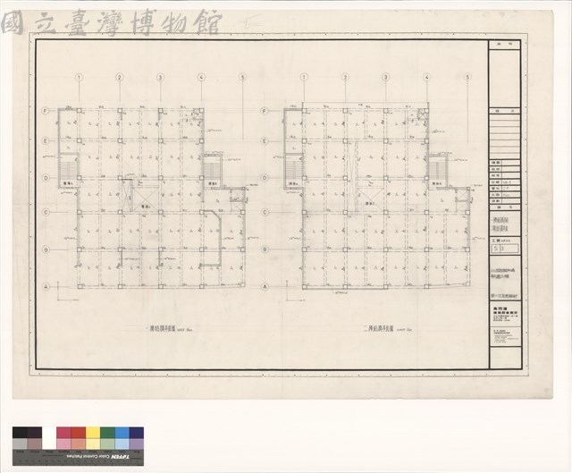 一樓結構平面,二樓結構平面藏品圖，第1張