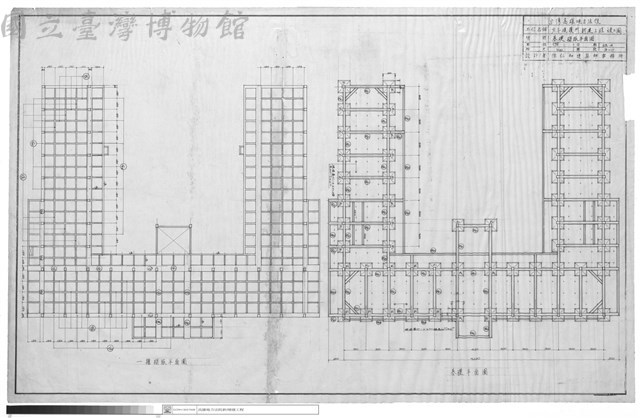 基礎樑版平面圖藏品圖，第1張