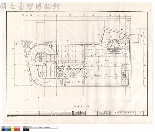 地下壹層電氣設備工程平面圖藏品圖，第1張
