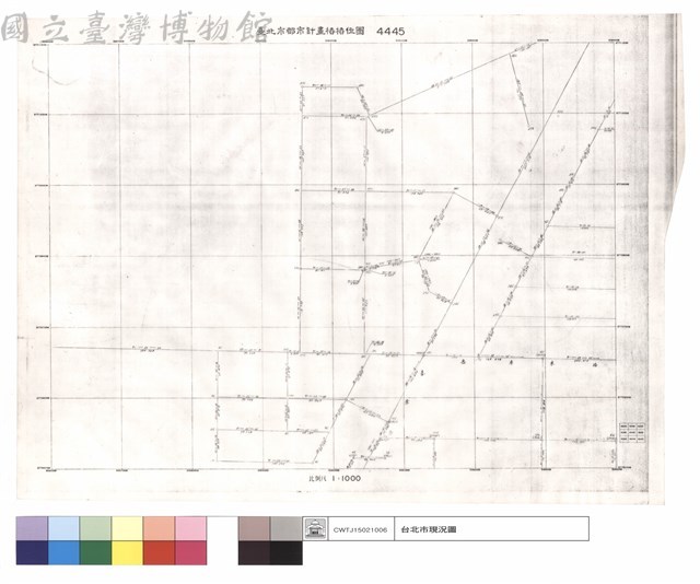 臺北市都市計畫樁樁位圖4445藏品圖，第1張