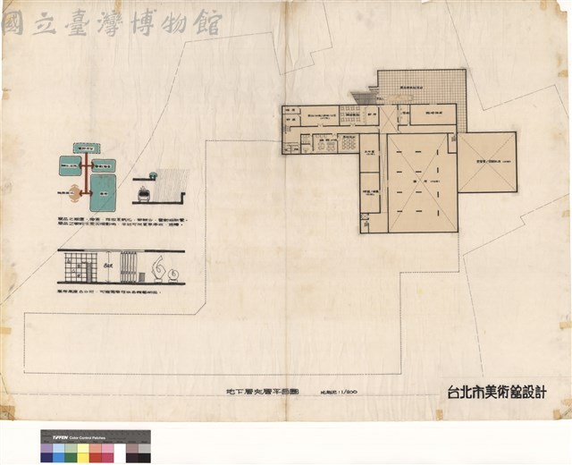 地下層夾層平面圖藏品圖，第1張