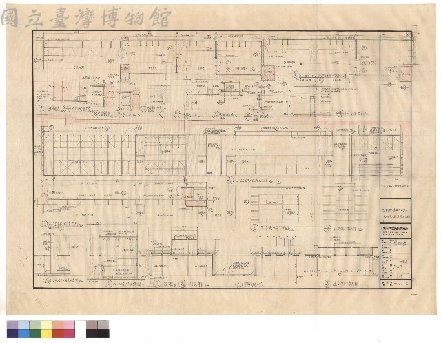 大辦公室立面、平頂及大樣藏品圖，第1張