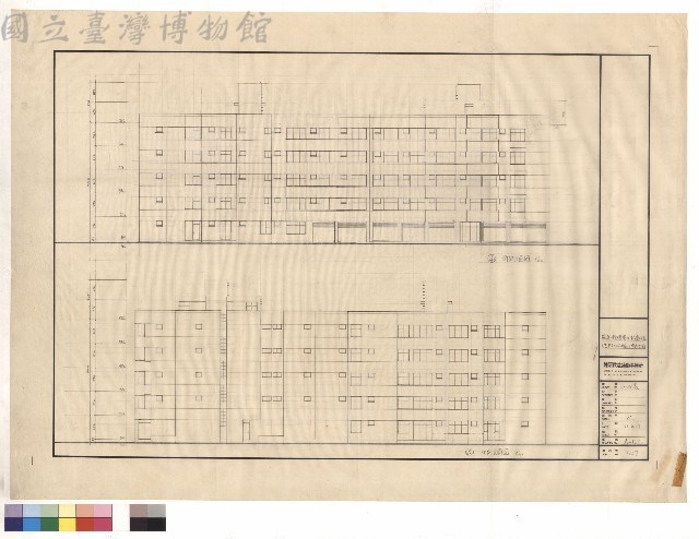 (乙戶)北向立面+南向立面藏品圖，第1張